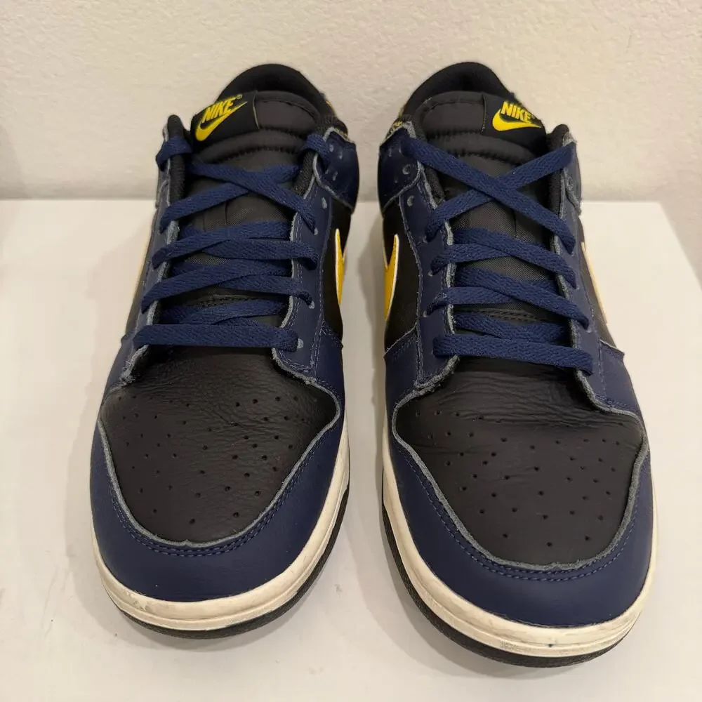 Nike Dunk Low Michigan Navy Yellow FZ4014-010 Men’s Size 11.5 w/ Box